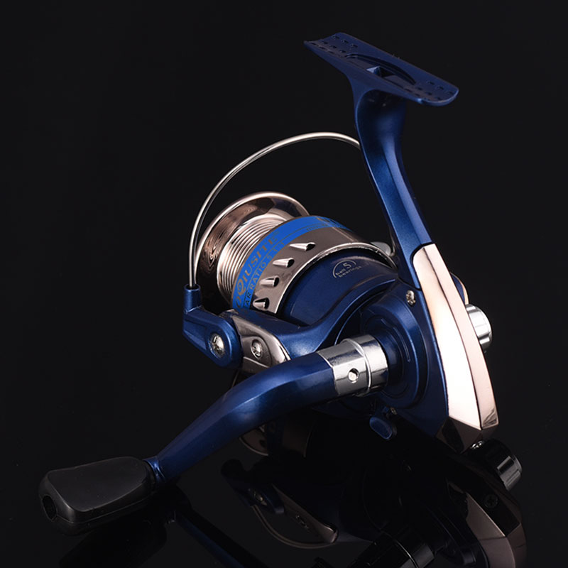 热销优质蓝色塑料渔线轮旋转海钓渔线轮